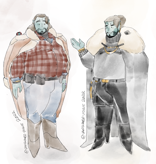 Art of Alfredo in Pinterest-inspired outfits.